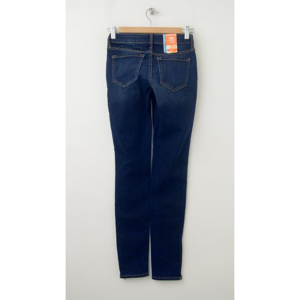 Old Navy The Rock Star Super Skinny Ankle-Zip Jeans in Blue Ridge (back)
