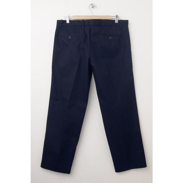 NEW Gap Straight Fit Tailored Khaki Pants in Blue Galaxy (back)