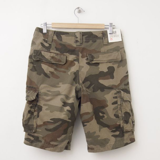 NEW Gap Camo Cargo Shorts in Green Camo (11") (back)