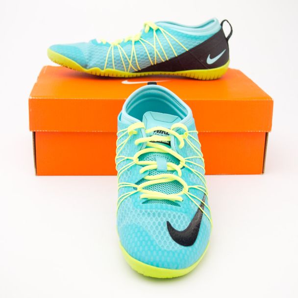 Nike Women's Free 1.0 Cross Bionic 2718841 400 in Light Aqua with Black