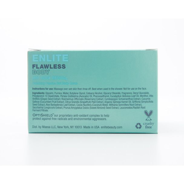 Enlite Flawless Body Hot Rock Revival Polishing Pumice Hot Body Scrub 7oz