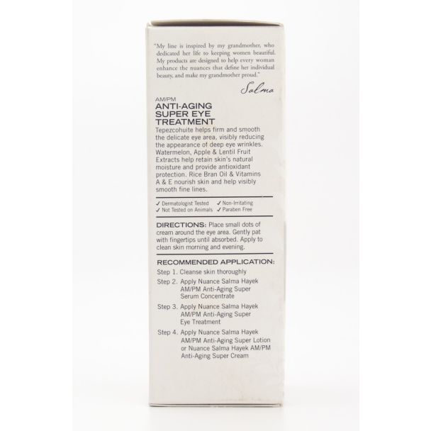 Nuance Salma Hayek AM/PM Anti-Aging Super Eye Treatment 0.5 fl oz