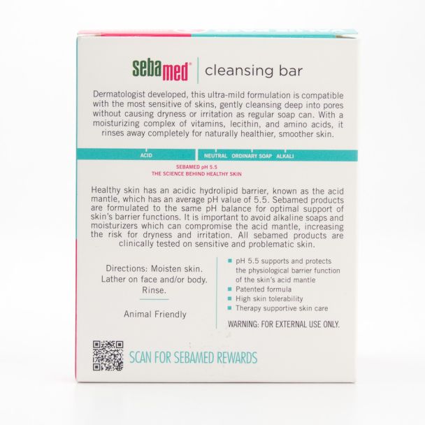 SebaMed Cleansing Bar for Sensitive Skin 3 Pack 3 x 3.5 oz bars