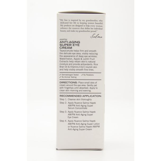 Nuance Salma Hayek AM/PM Anti-Aging Super Eye Cream 0.5 fl oz