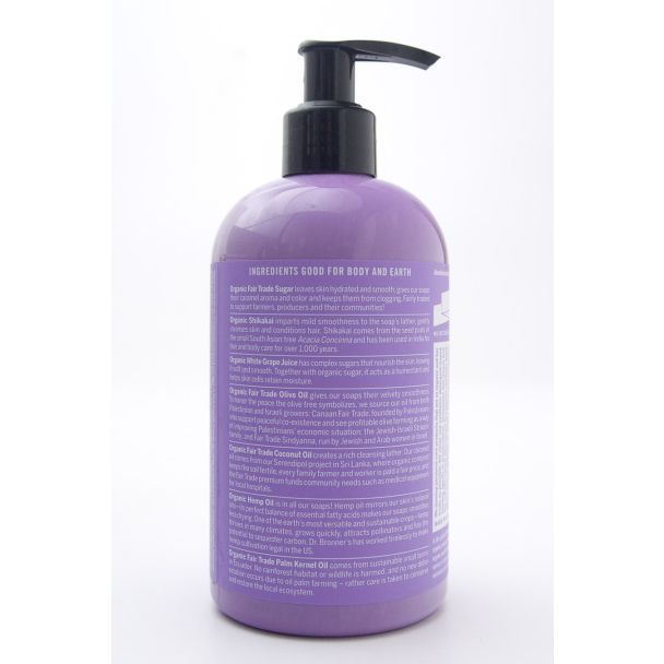 Dr. Bronner's 4-In-1 Lavender Organic Sugar Soap 12 fl oz