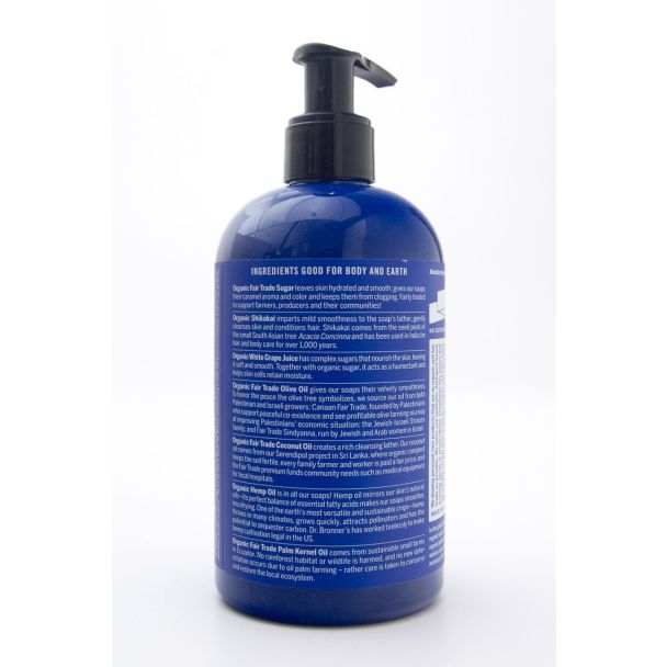 Dr. Bronner's 4-In-1 Peppermint Organic Sugar Soap 12 fl oz