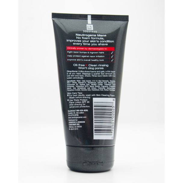 Neutrogena Men Skin Clearing Shave Cream 5.1 fl oz