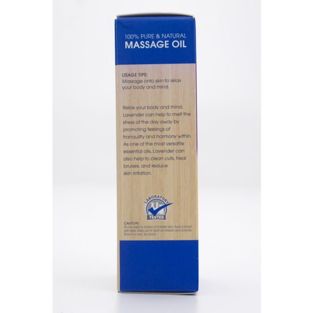 Gurunanda Spa Massage Oil Lavender Aromatherapy 2 fl oz