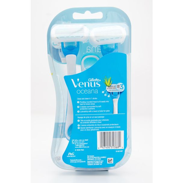 Gillette Venus Oceana Disposable Razors 3 Razors