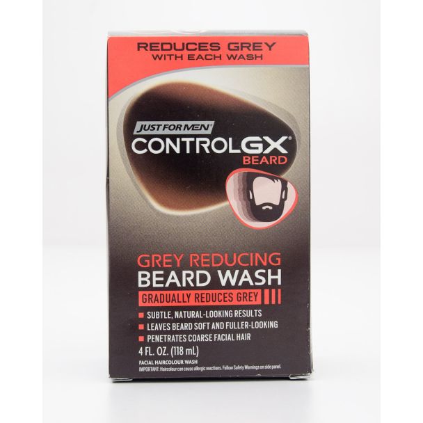 Just For Men Control GX Beard Grey Reducing Beard Wash 4 fl oz
