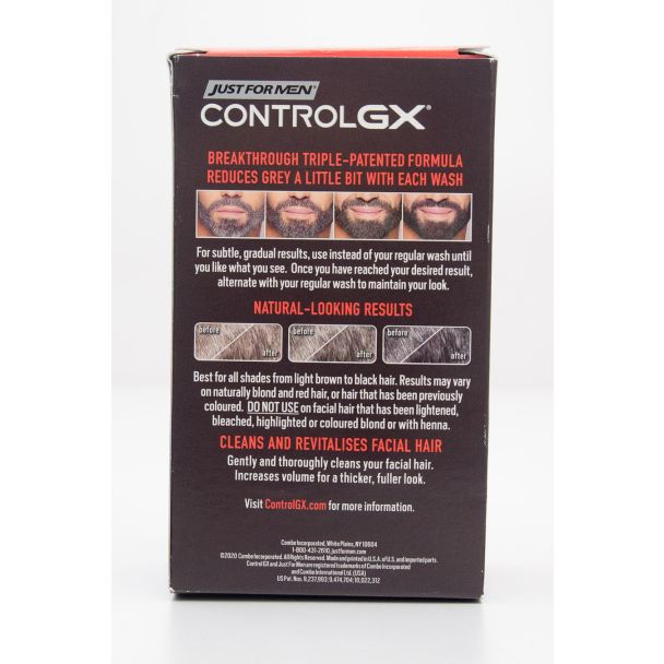 Just For Men Control GX Beard Grey Reducing Beard Wash 4 fl oz