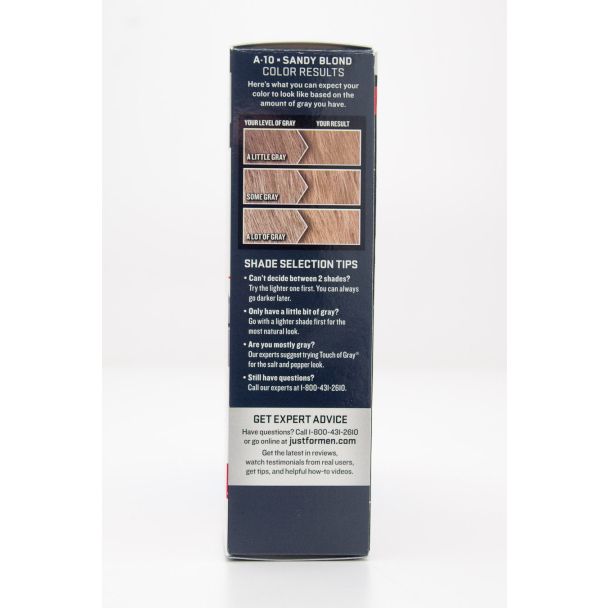 Just For Men Autostop Easy No-Mix Hair Color A-10 Sandy Blonde net wt 1.2 oz