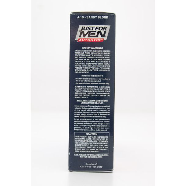 Just For Men Autostop Easy No-Mix Hair Color A-10 Sandy Blonde net wt 1.2 oz