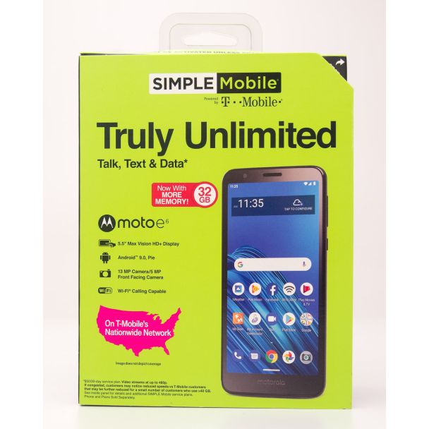 Simple Mobile Samsung Galaxy A01 Prepaid Smartphone