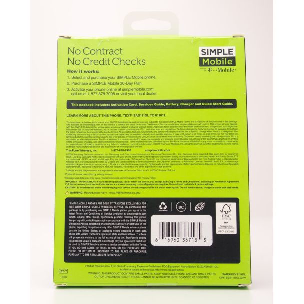 Simple Mobile Moto E6 32GB Prepaid Smartphone