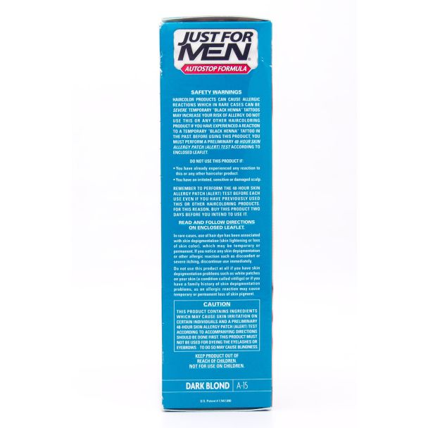 Just For Men AutoStop Easy No-Mix Haircolor A-15 Dark Blond net wt 1.2 oz