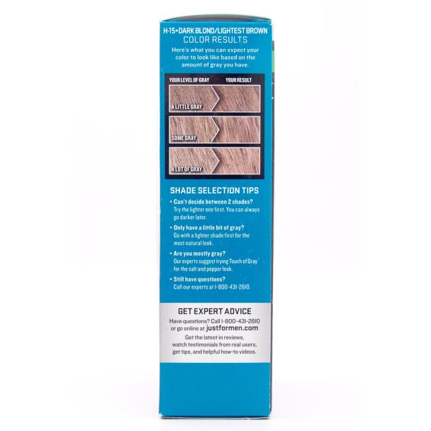 Just For Men Original Formula H-15 Dark Blonde/Lightest Brown Single Application Kit