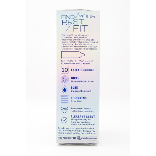 Durex Air Close Fit Ultra Thin Latex Condoms 10 Condoms
