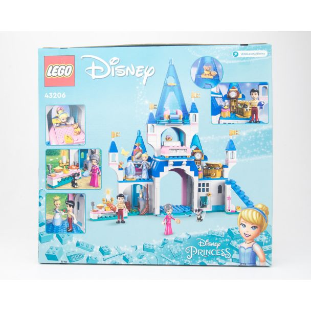LEGO Disney Cinderella and Prince Charming's Castle #43206