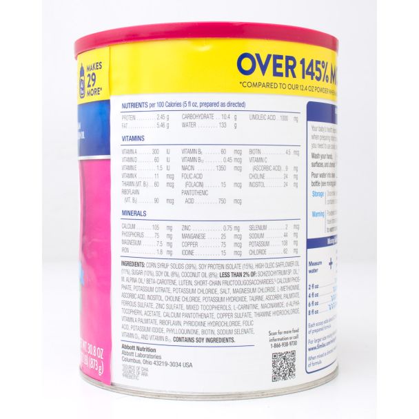 Similac Soy Isomil Powder Infant Formula with Iron net wt 30.8 oz