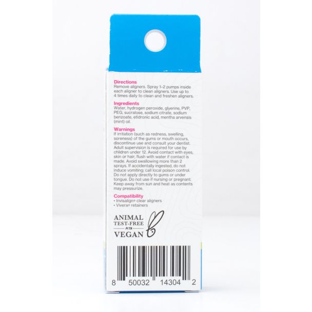 Invisalign Aligner Cleaning Spray Fresh Mint 10 mL 