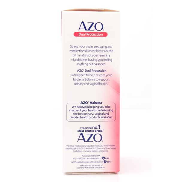 AZO Dual Protection Urinary + Vaginal Support 31 Once Daily Capsules