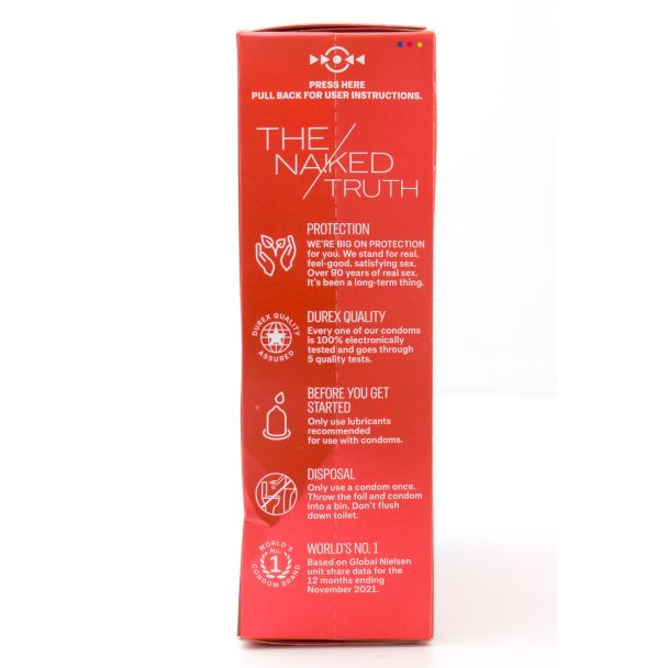 Durex Extra Sensitive Thin Regular Fit Latex Condoms 24 Latex Condoms