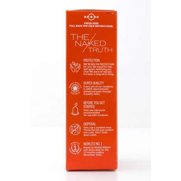 Durex Extra Sensitive Thin Regular Fit Latex Condoms 12 Condoms