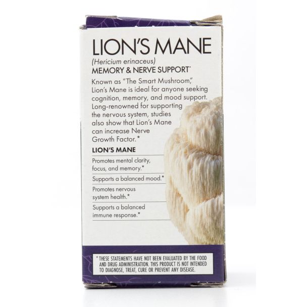 Host Defense Lion's Mane Mushrooms Dietary Supplement 30 Capsules