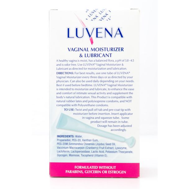 Luvena Vaginal Moisturizer & Lubricant 6 Pre-Filled Applicators (net wt 30 g)
