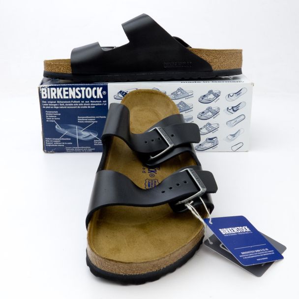 Birkenstock Men's Arizona Sandals 0552331 in Amalfi Black