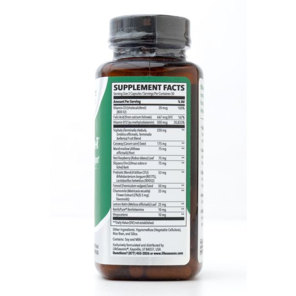 LifeSeasons IB Soothe-R Irritable Bowel Support 60 Veg Capsules