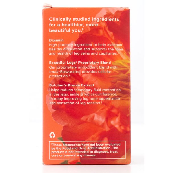 Reserveage Beautiful Legs with Diosmin & Butcher's Broom Extract 30 Veggie Capsules