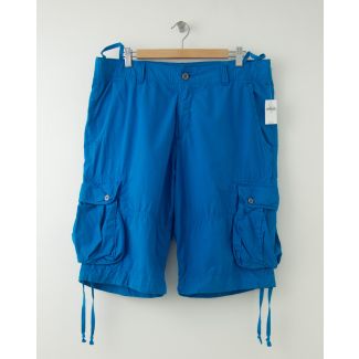 NEW Gap 12" Poplin Cargo Shorts in Blue Rapid Men's 35
