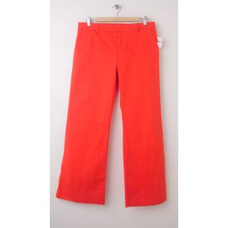 NEW Gap Perfect Khaki Pants in Lava Orange