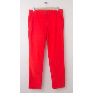 NEW Gap Broken-In Straight Corduroy Khaki Pants in Lava Orange