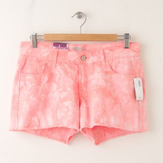 NEW Old Navy The Diva Cut-Off Denim Shorts 3.5" in Warm Tie Dye 