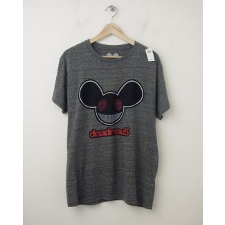 NEW Gap deadmau5 Graphic Tee T-Shirt in Heathered Grey