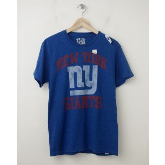NEW Gap True Vintage NY Giants Graphic Tee T-Shirt in Liberty Heather