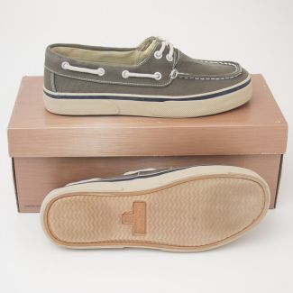 Thom McAn Burnham Twill Dock Boat Shoes in Brown