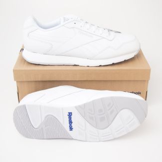 Reebok Men's Royal Glide Classic Running Shoe V53958 in White/Steel