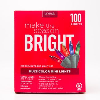 Living Solutions Multicolor Mini Lights 100 Lights