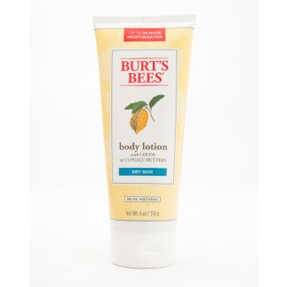 Burt's Bees Body Lotion with Cocoa & Cupuacu Butters for Dry Skin 6 oz