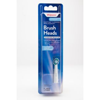 Walgreens Easy Flex Flossing Replacement Brush Heads 5 Brush Heads