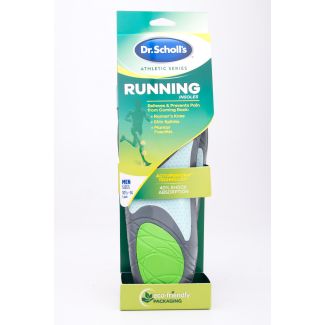 Dr. Scholl's Athletic Series Running Insoles Men's Size 10.5-14 1 Pair