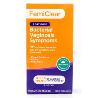 FemiClear Bacterial Vaginosis Symptoms net wt 0.5 oz