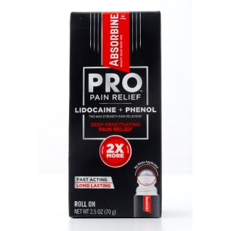Absorbine Jr. Pro Pain Relief Roll On Lidocaine + Phenol net wt 2.5 oz