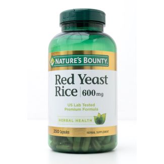 Nature's Bounty Red Yeast Rice 600mg 250 Capsules