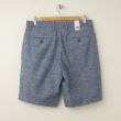 NEW Gap Slub Flat Front 10" Short in Mill Blue (back)