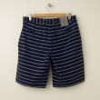 NEW Gap Classic GapKhakis Shorts in Navy with White Stripes (back)